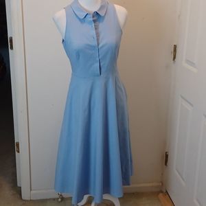 Gal Meets Glam shirt Dress fit & Flare sleeveless rockabilly